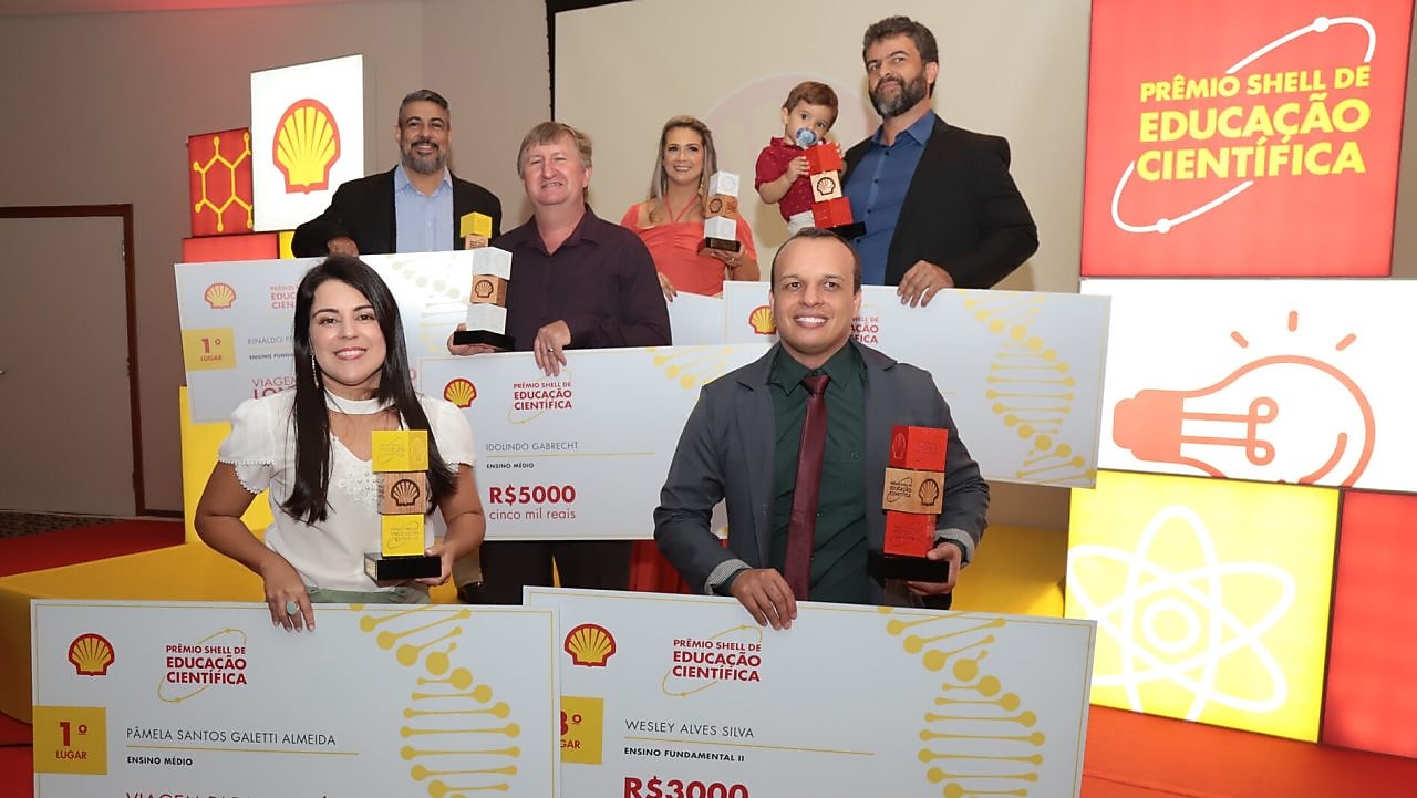 Parabéns aos professores e professoras do estado do Espírito Santo que foram vencedores do Prêmio Shell de Educação Científica 2019!